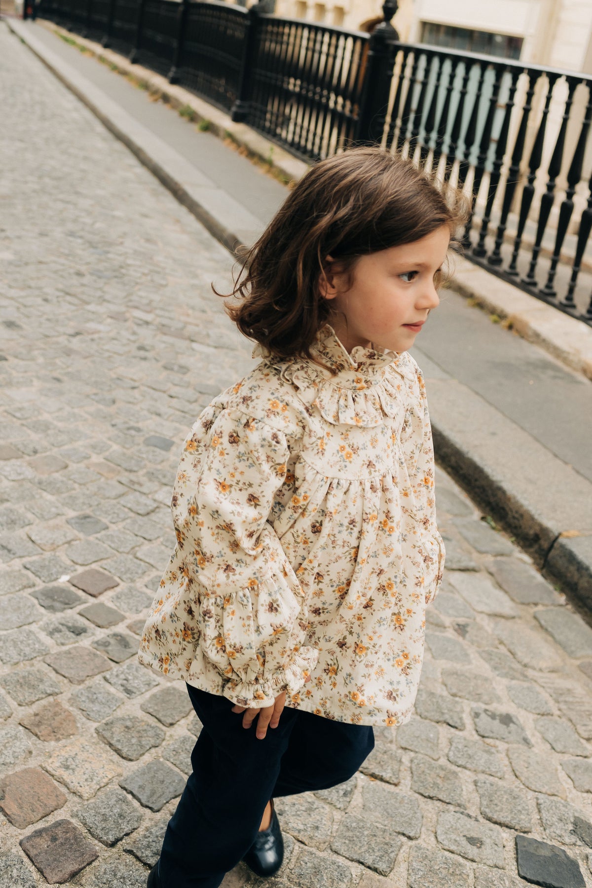 Blouse Esperance - Velours Fleuri