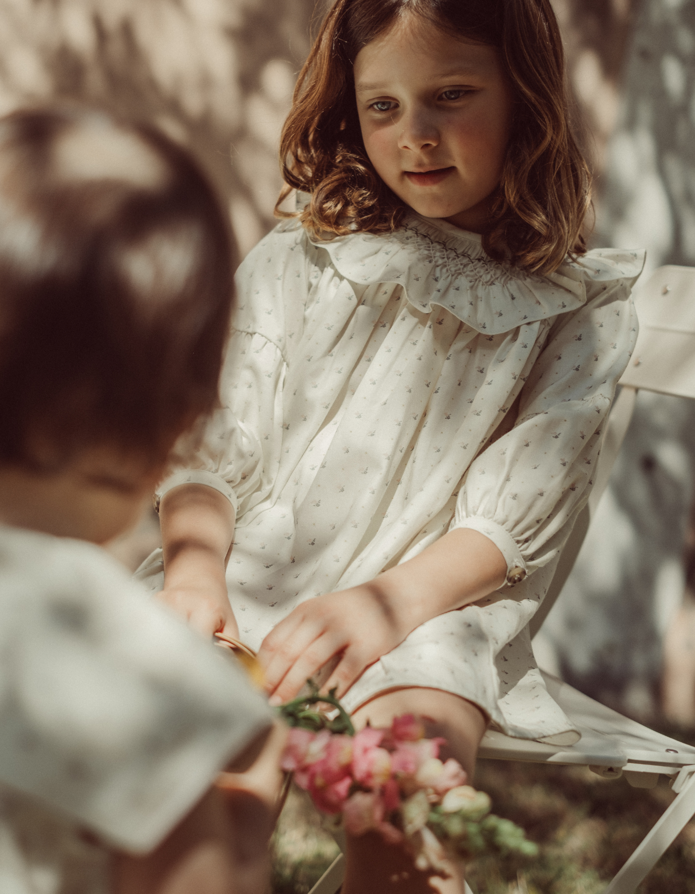 Robe BIANCA - Plumetis floral exclusif LOIR paris®