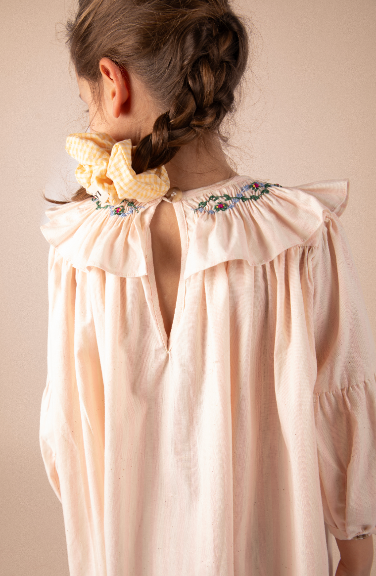 Robe Bianca - Rayures roses