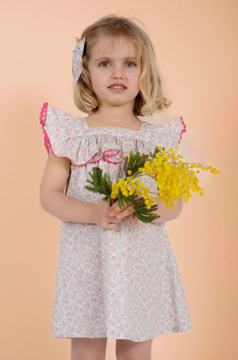 Robe Paz - Fleurs roses