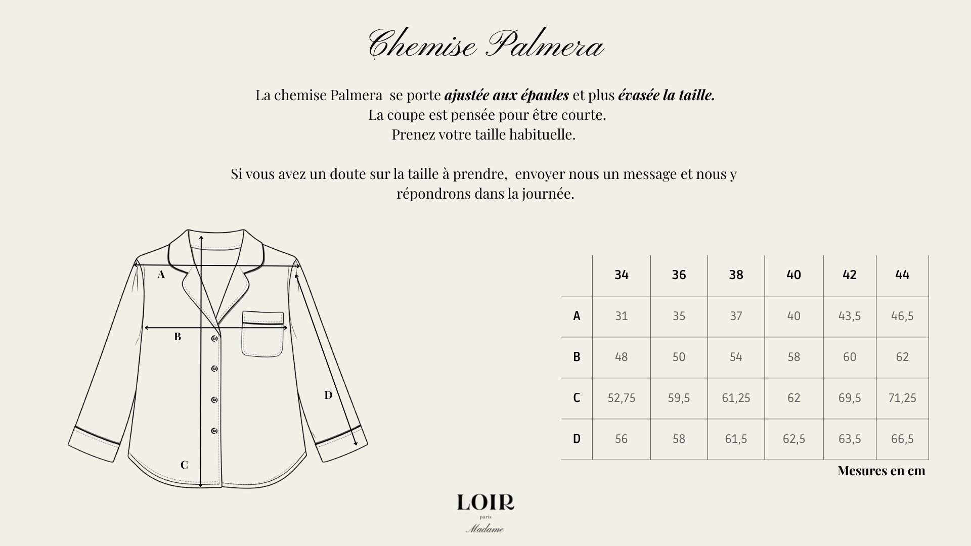 Chemise Palmera - Madame - rayures bordeaux