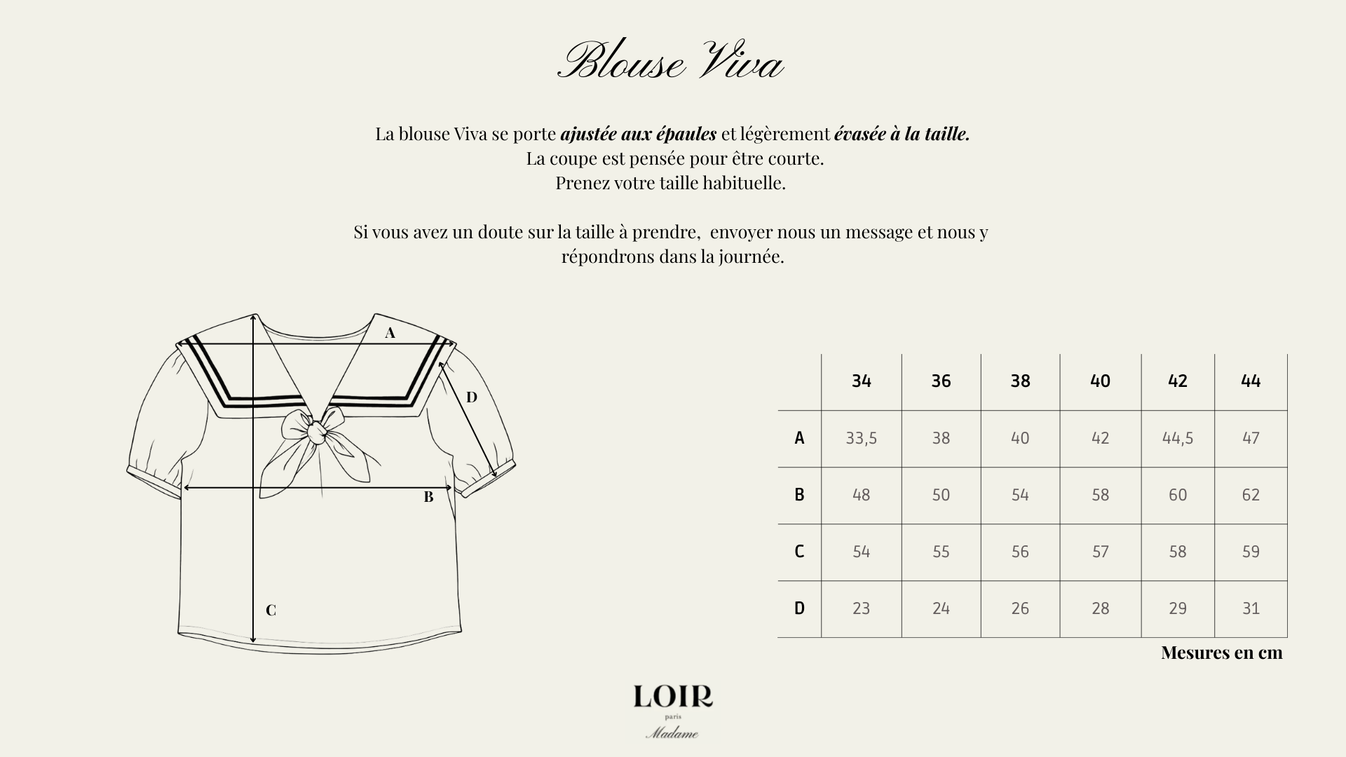 Blouse Viva - Madame - Lin bordeaux
