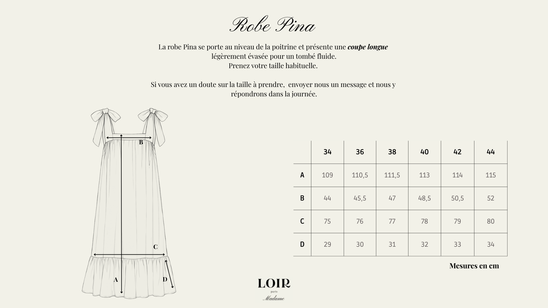 Robe Pina - Madame - Maxi rayures bleues