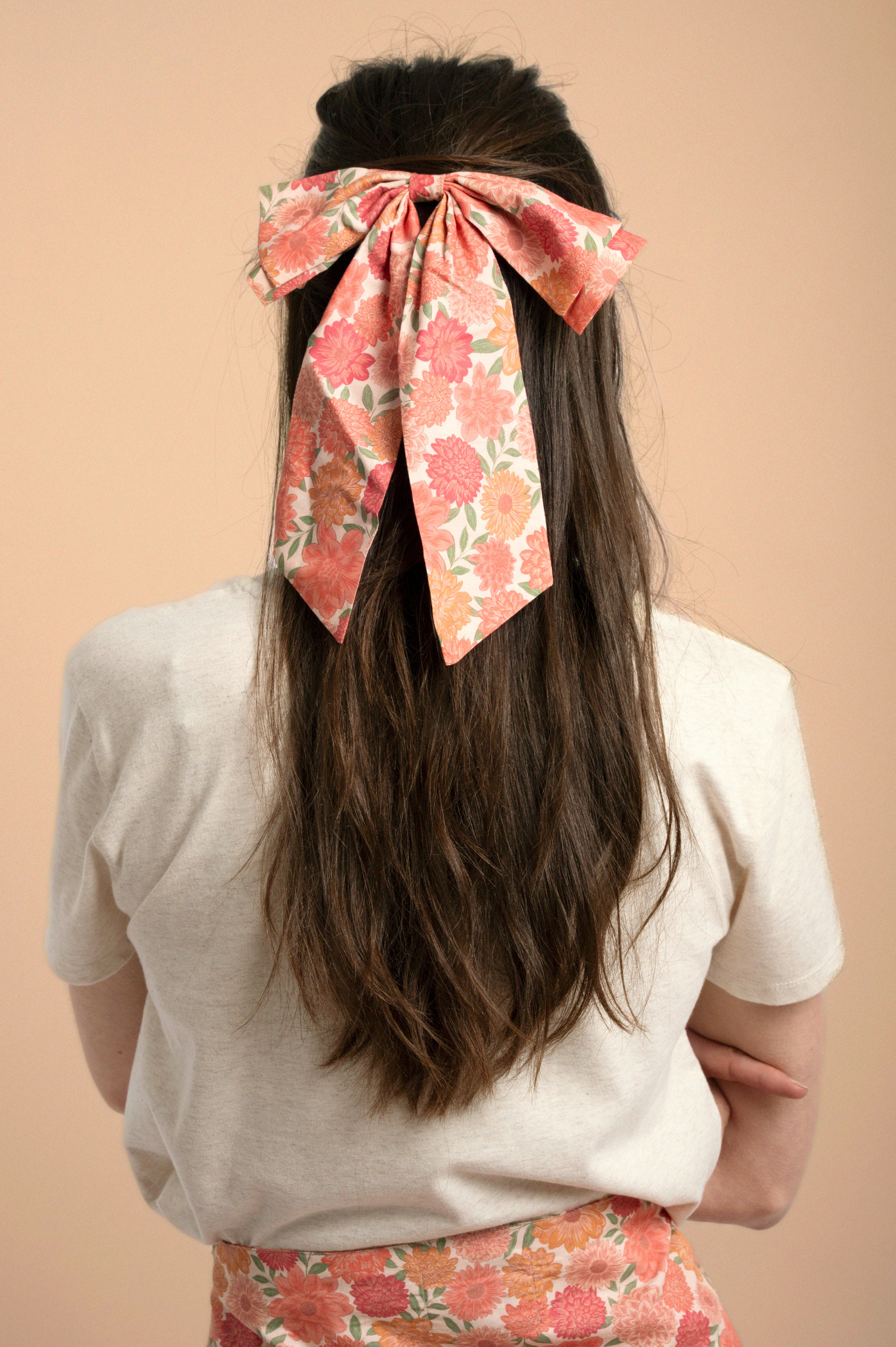 Maxi nœud Nora - Madame - Pivoine