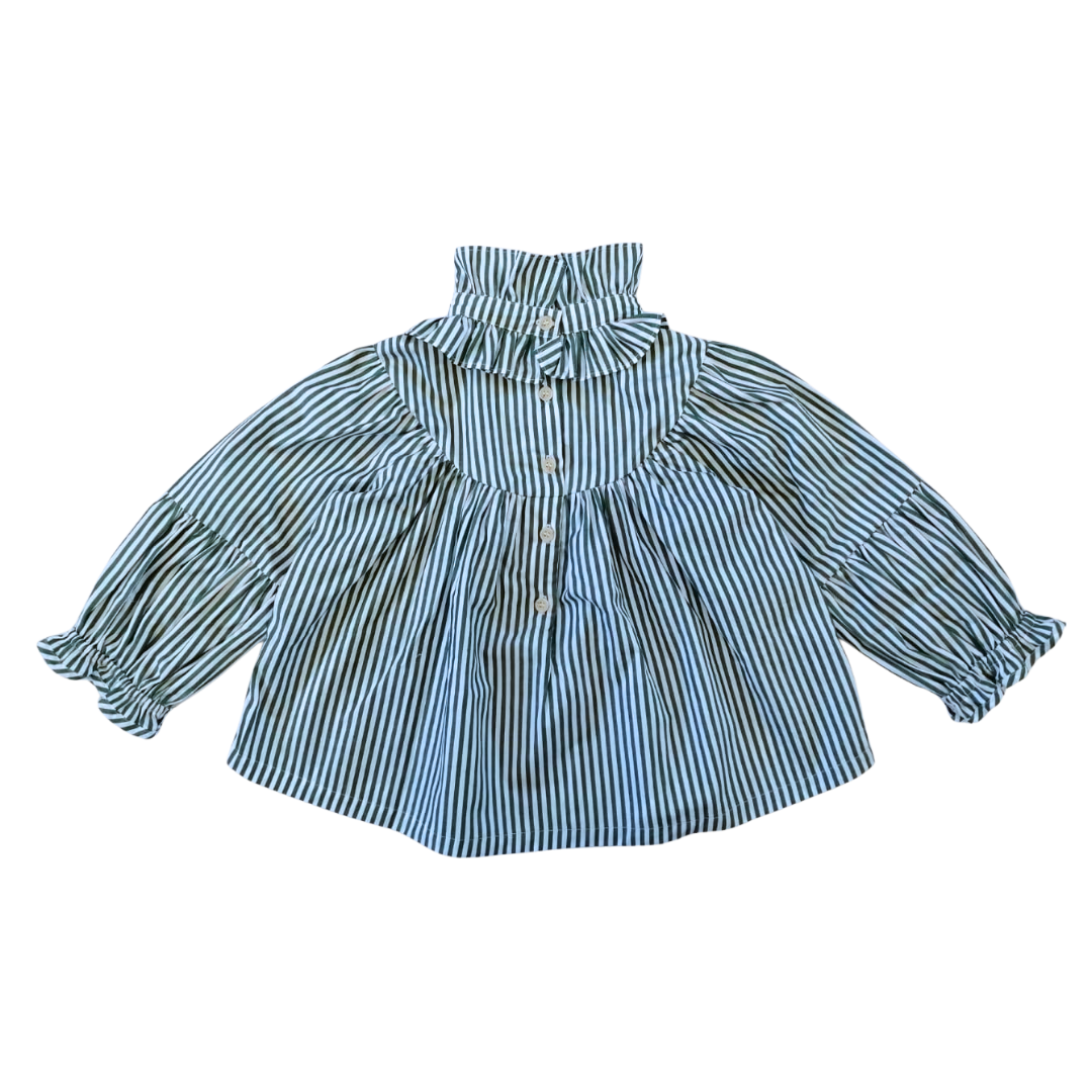 Blouse ESPÉRANCE - Rayures Vertes