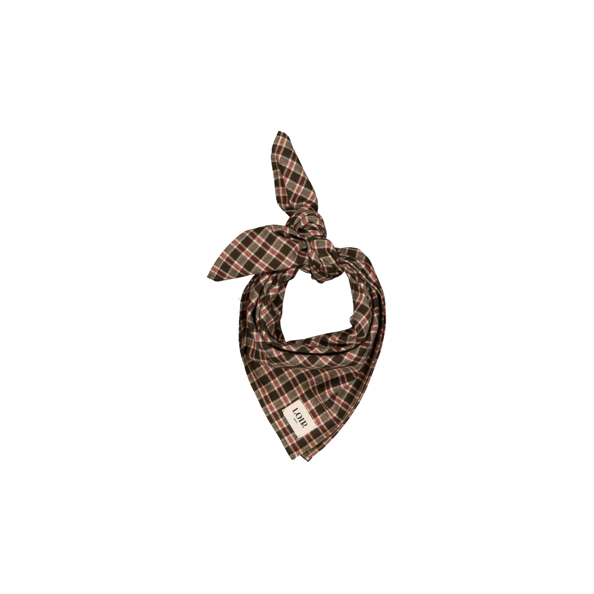 Foulard Alfred - Tartan gris