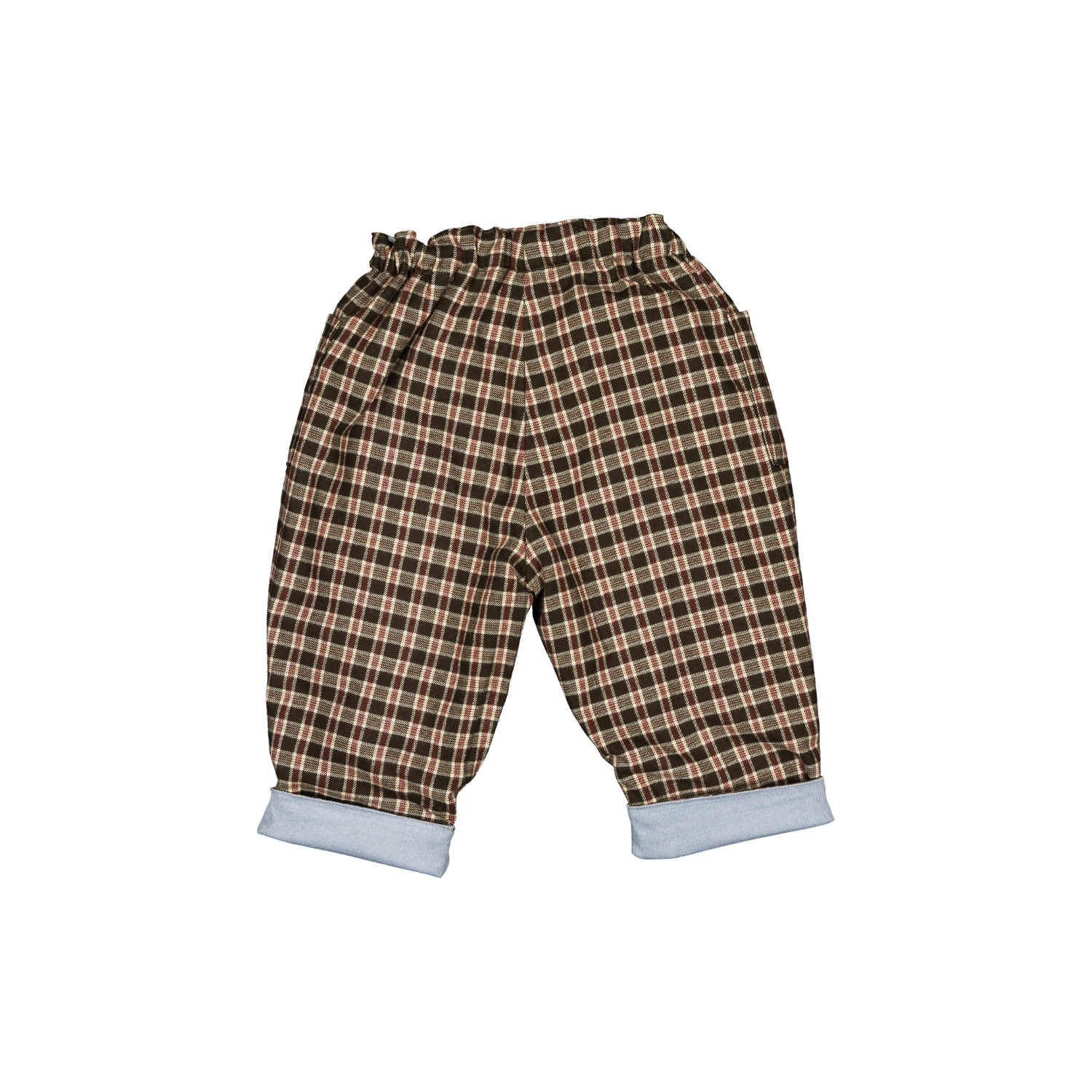 Pantalon Nini - Tartan gris