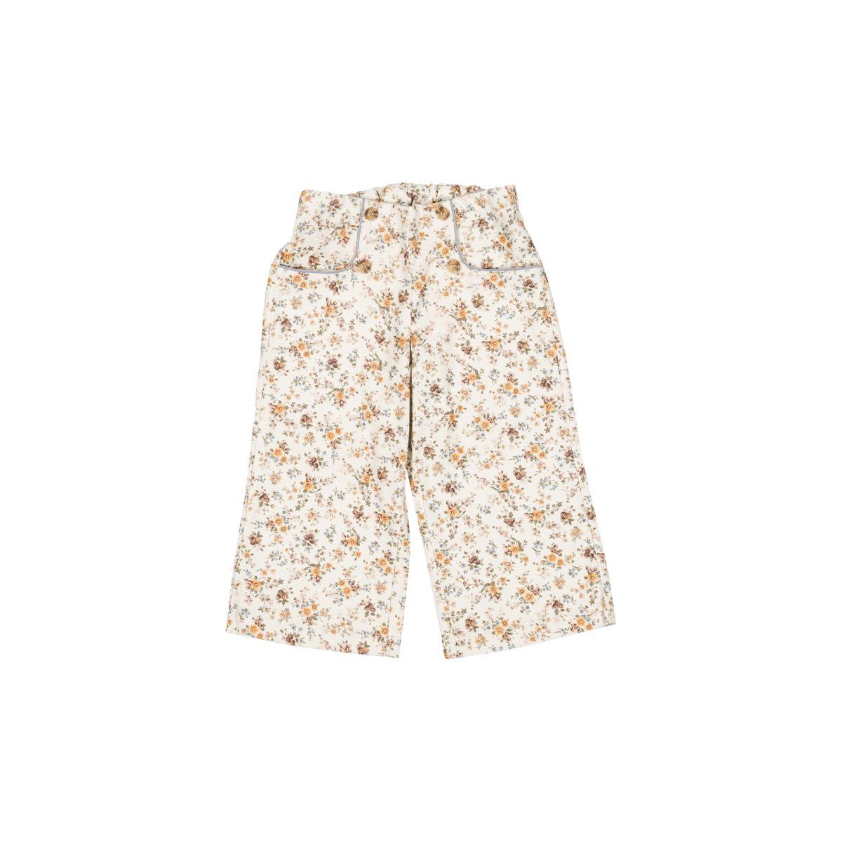 Pantalon Roma - Velours Fleuri