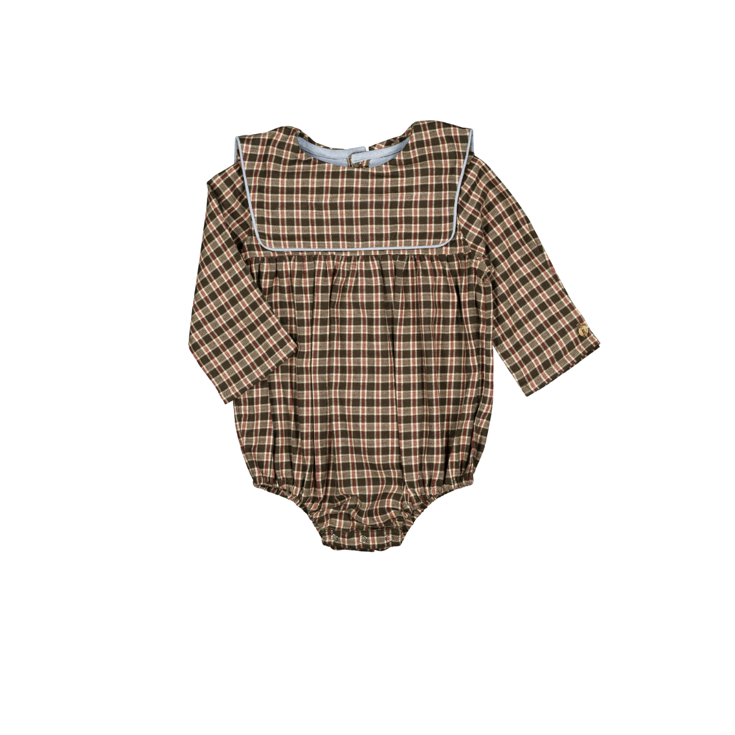 Barboteuse Sisi - Tartan gris