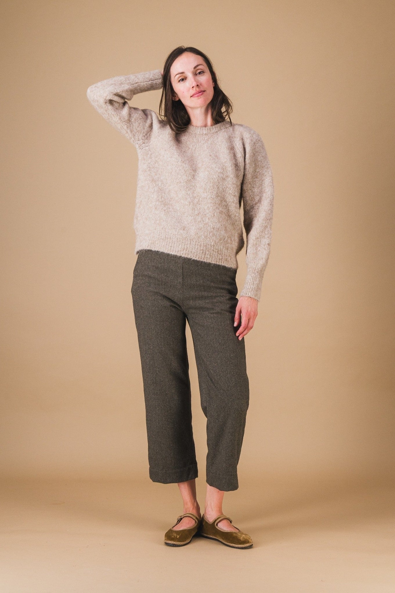 Pullover OLYMPE - Brun léger