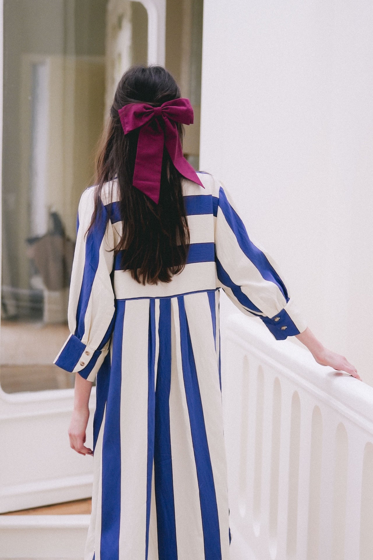 Robe Fresa - Madame - Maxi rayures bleues