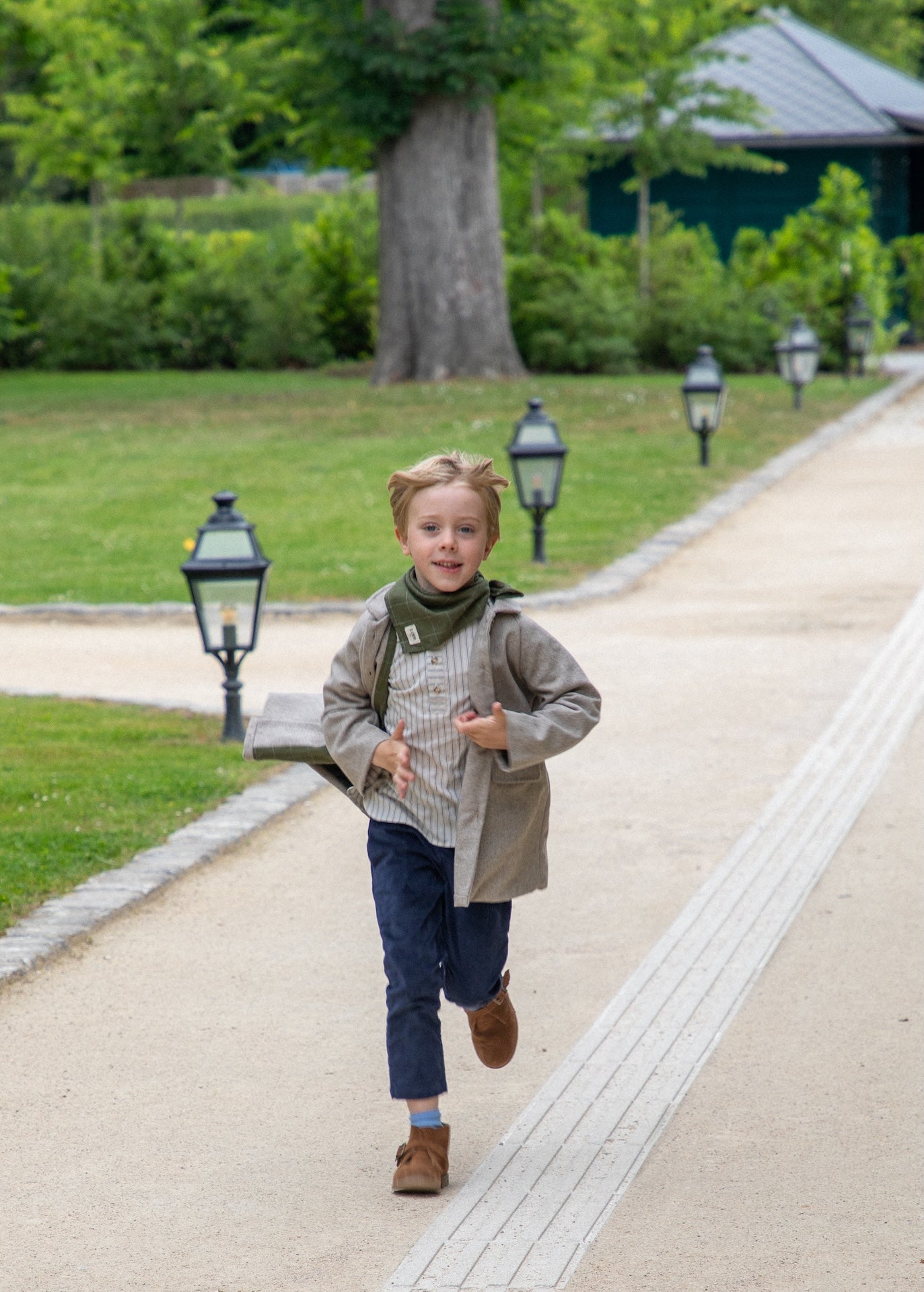 Foulard Alfred - Carreaux Vert