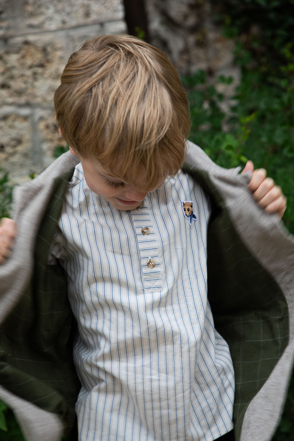 MANTEAU ALIX - CHEVRON