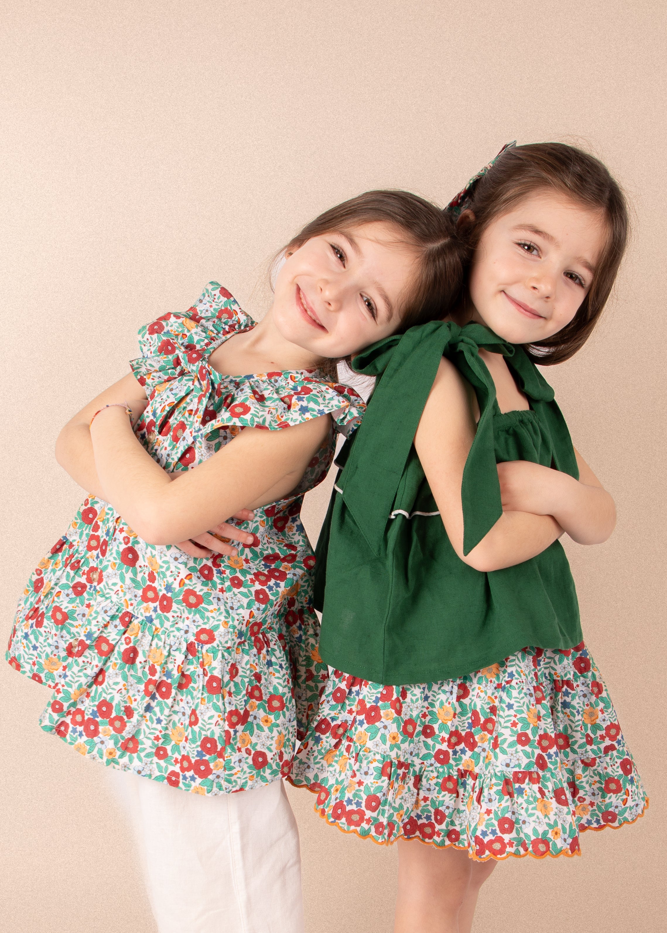 Chemise Hortense - Coquelicots