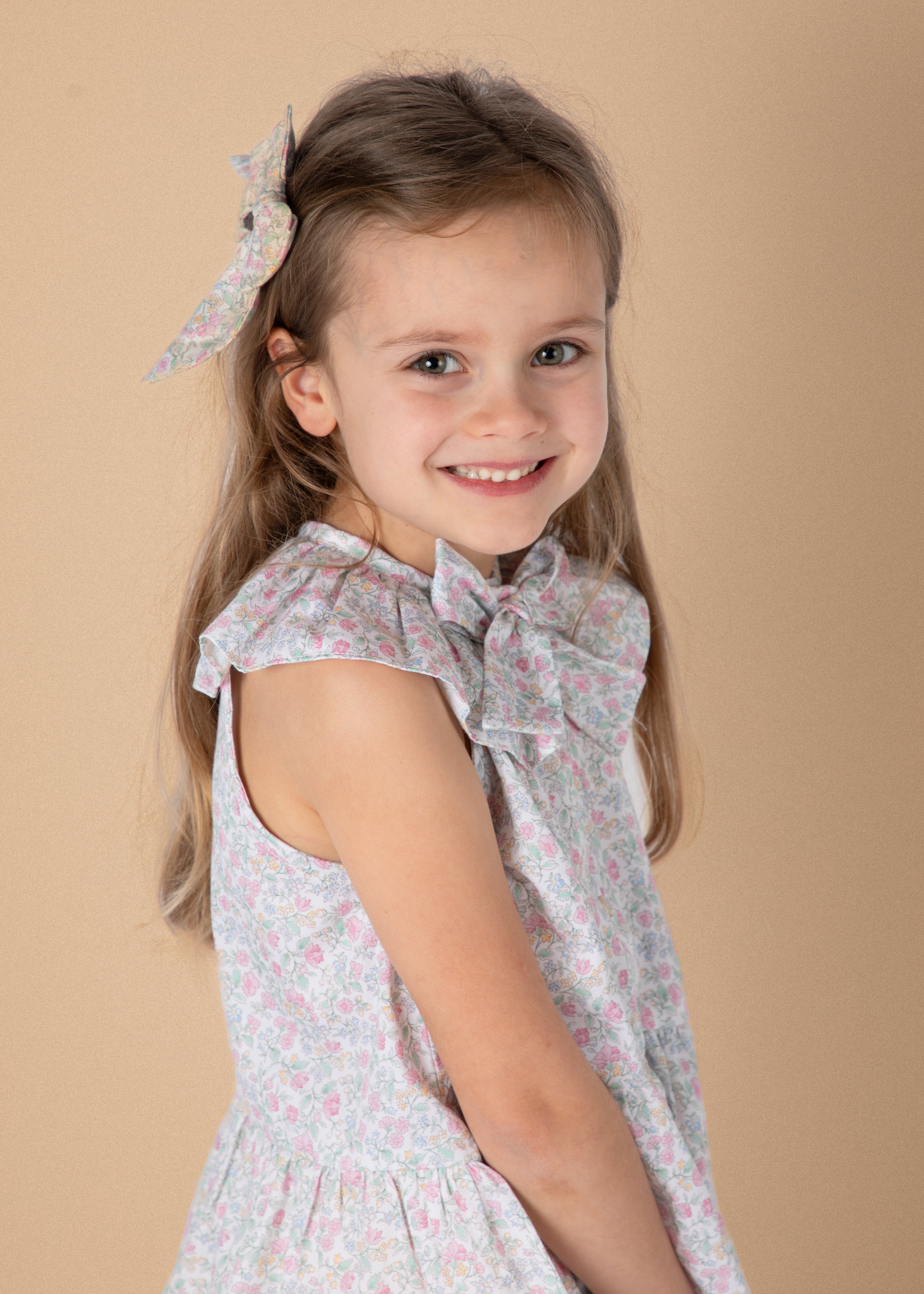 Chemise Hortense - Fleurs roses