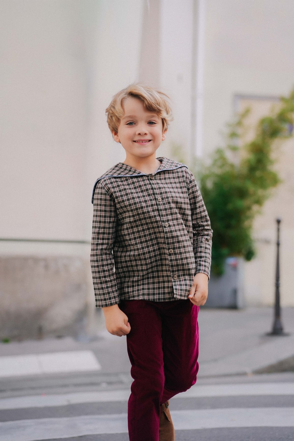 Chemise Milton - Tartan gris