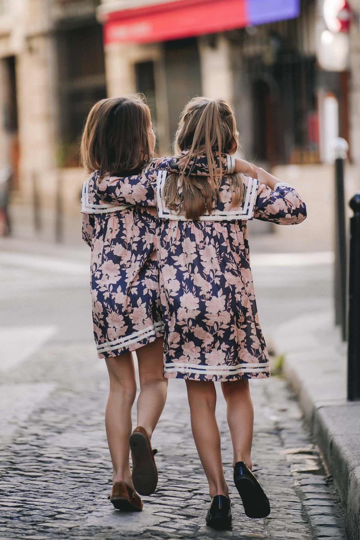 Robe Lotti - Fleurs marine