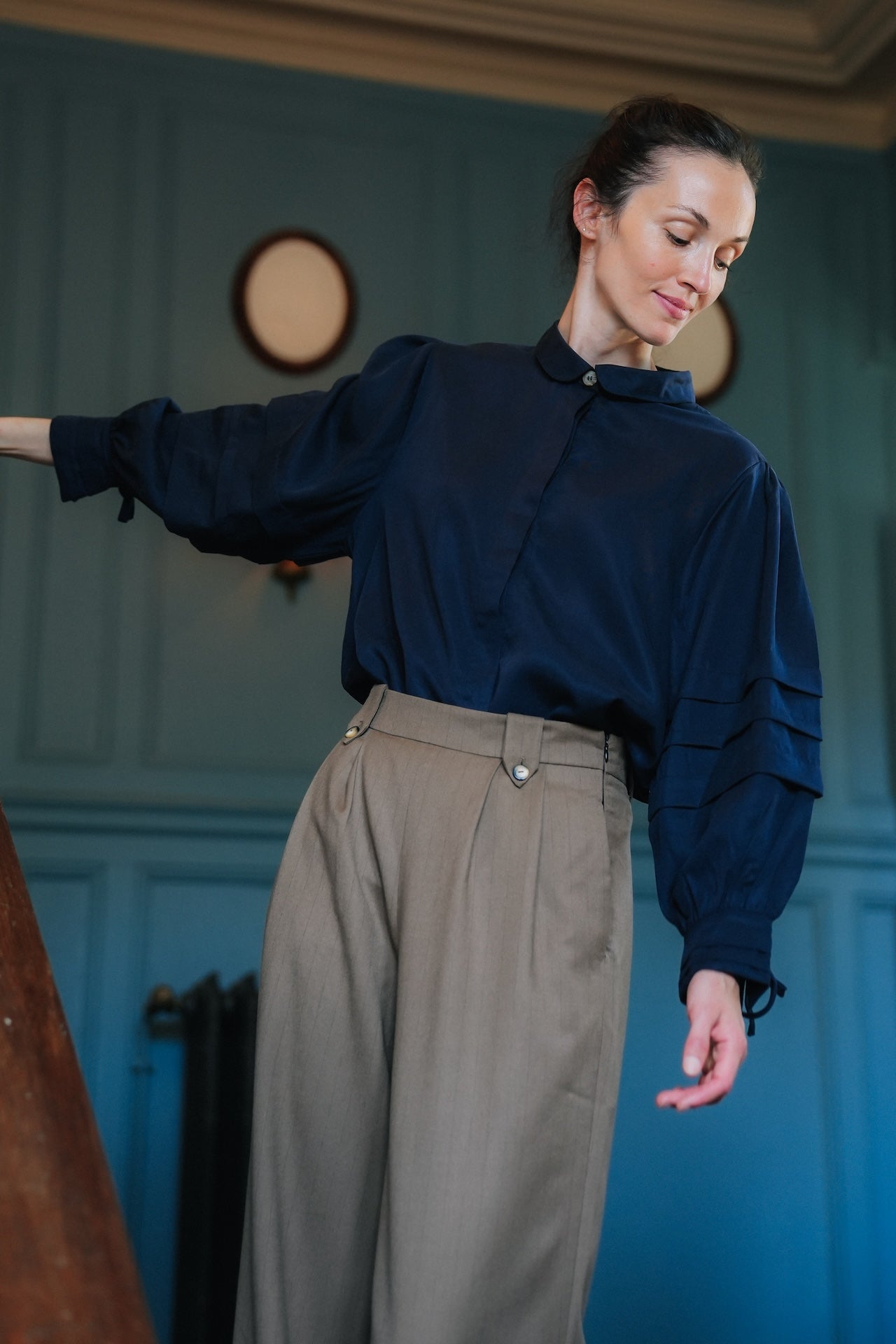 BLOUSE CLAUDIA - MARINE