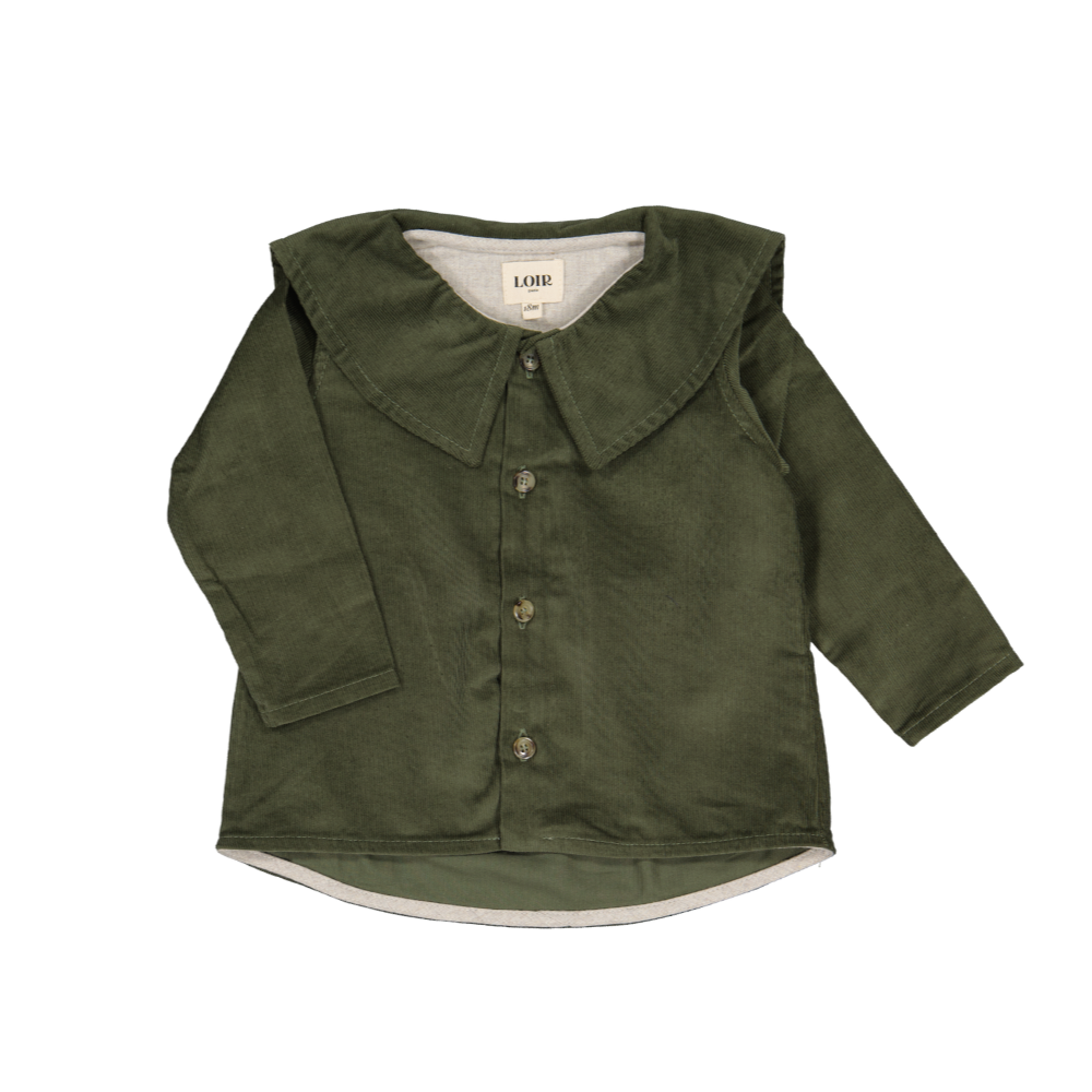 Chemise LORETTE - Velours vert