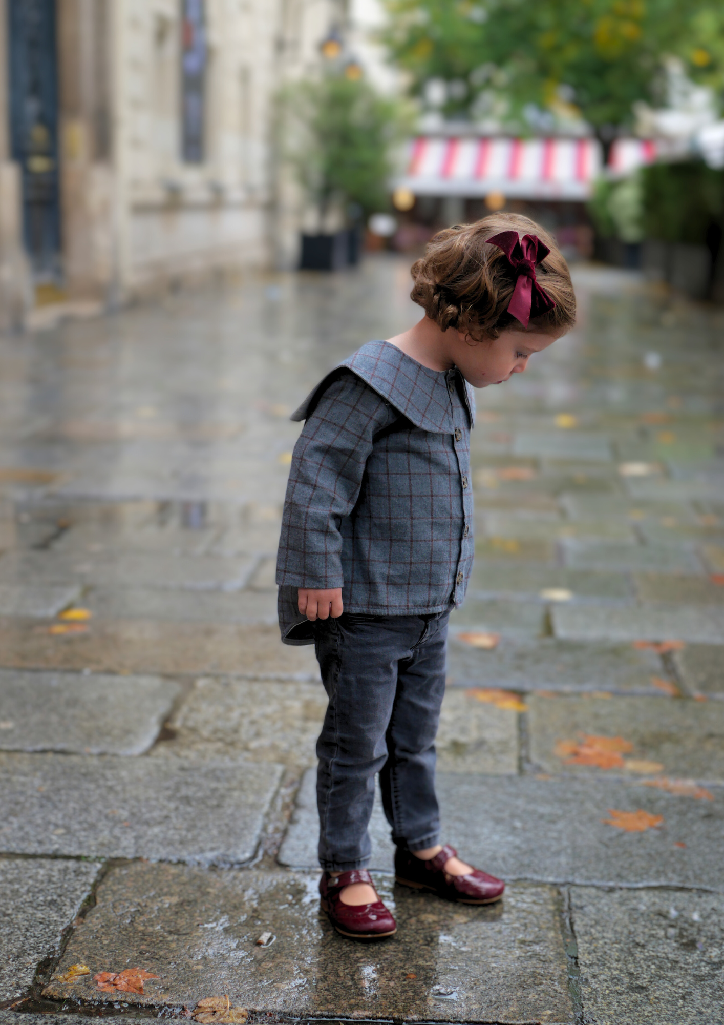 Chemise LORETTE - Carreaux gris