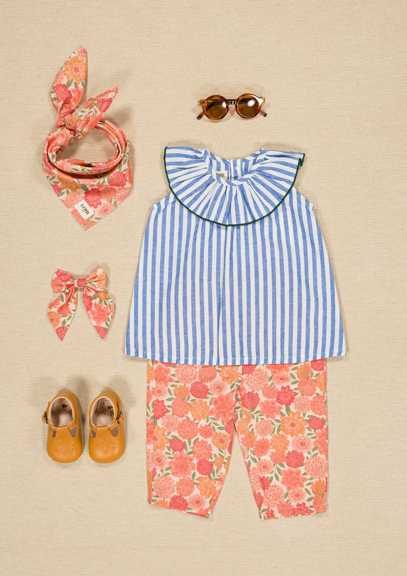 Top Thaïs - Rayures bleues