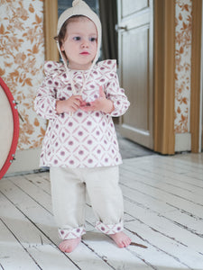 Pantalon NINI - flanelle crème
