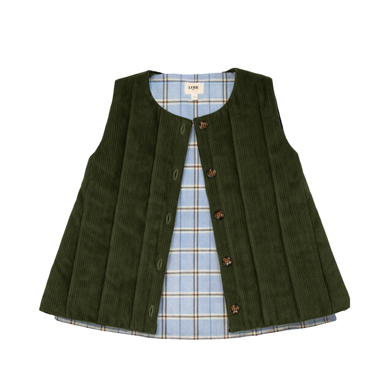 VESTE GABRIEL - Velours vert