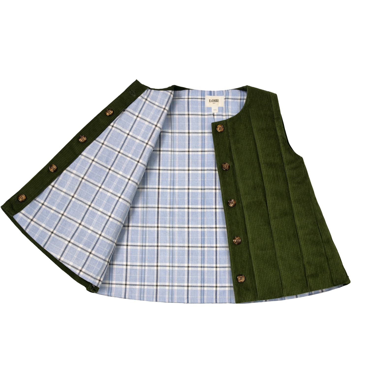 VESTE GABRIEL - Velours vert