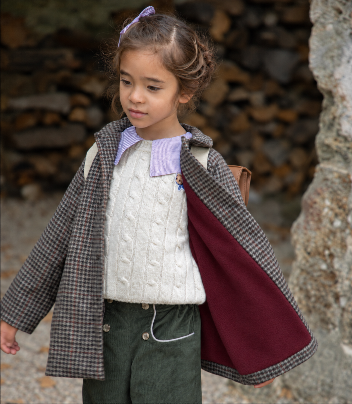 MANTEAU ALIX - PRINCE DE GALLES