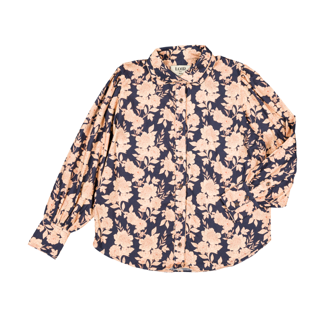 CHEMISE LOUISA - FLEURS MARINE