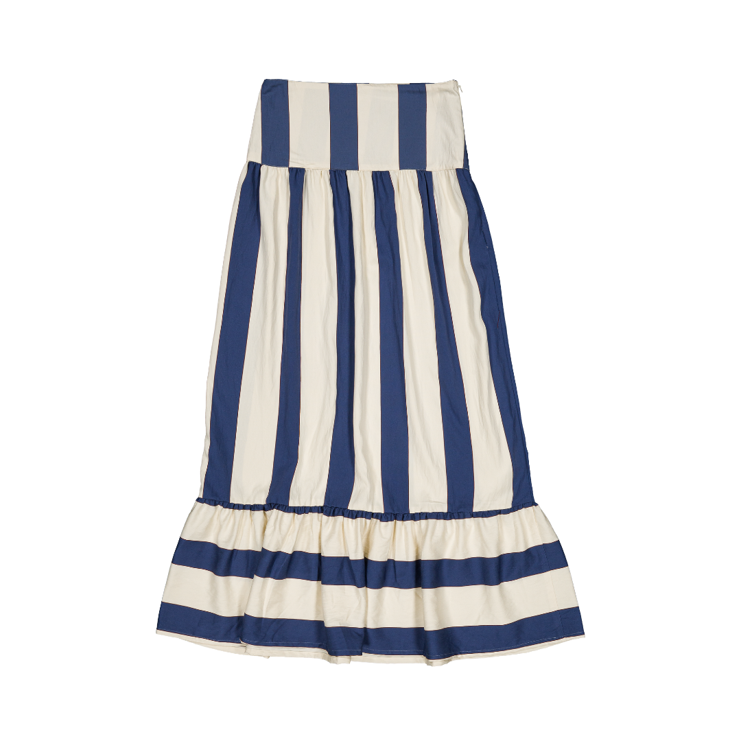 Jupe Mia - Madame - Maxi rayures bleues