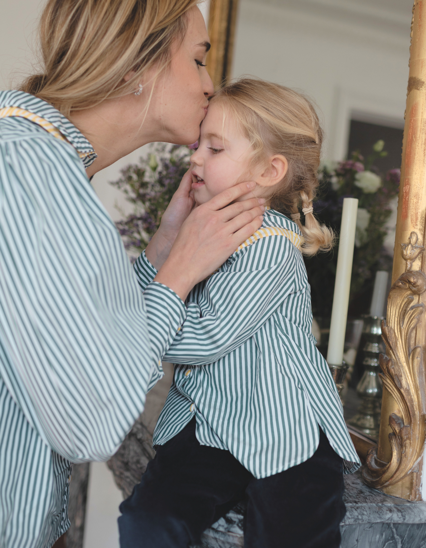 Chemise LOUISA - Rayures vertes