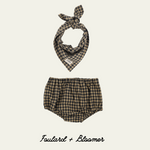 Charger l&#39;image dans la galerie, Foulard ALFRED - vichy taupe
