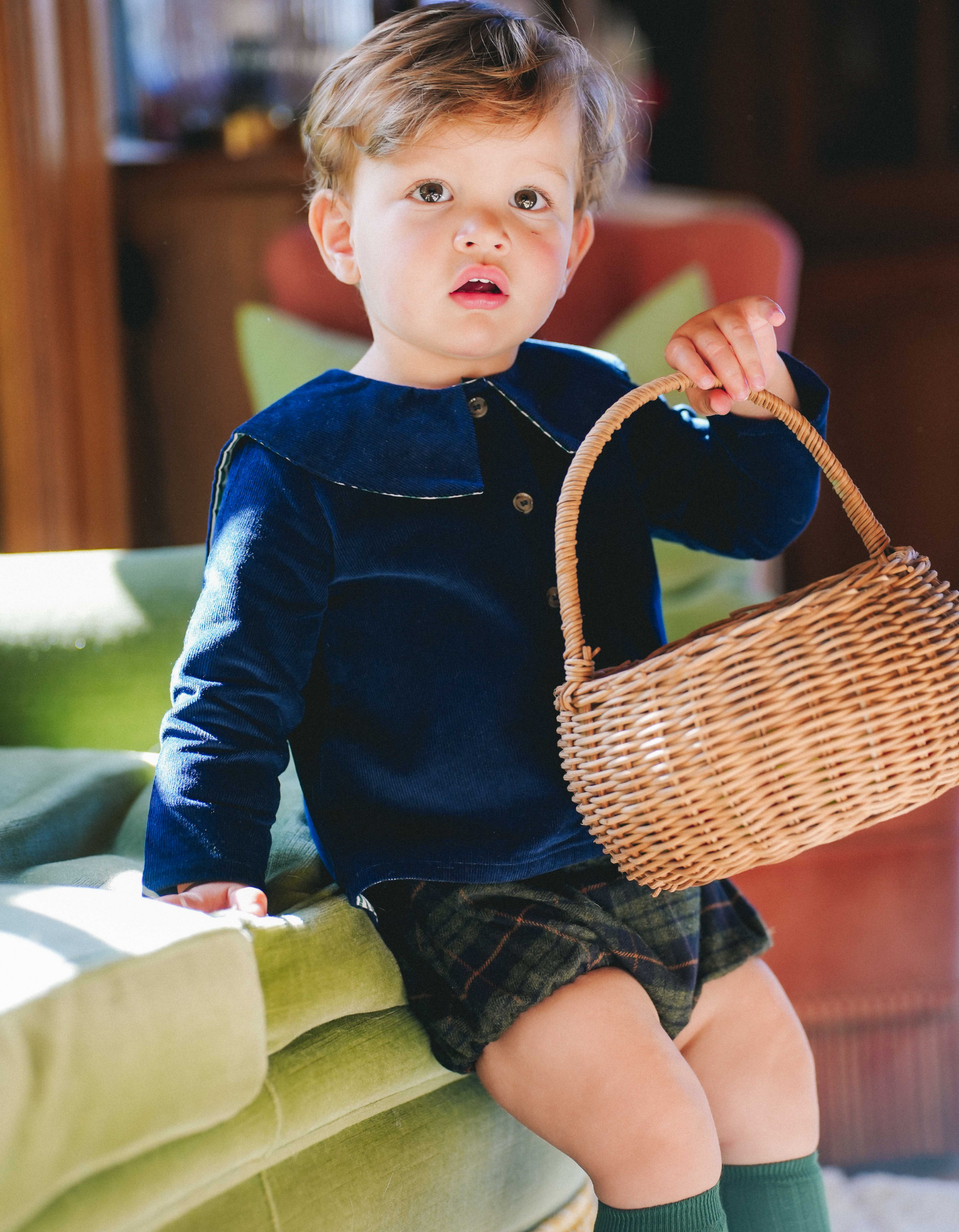 Bloomer ALICE - Tartan Bleu marine