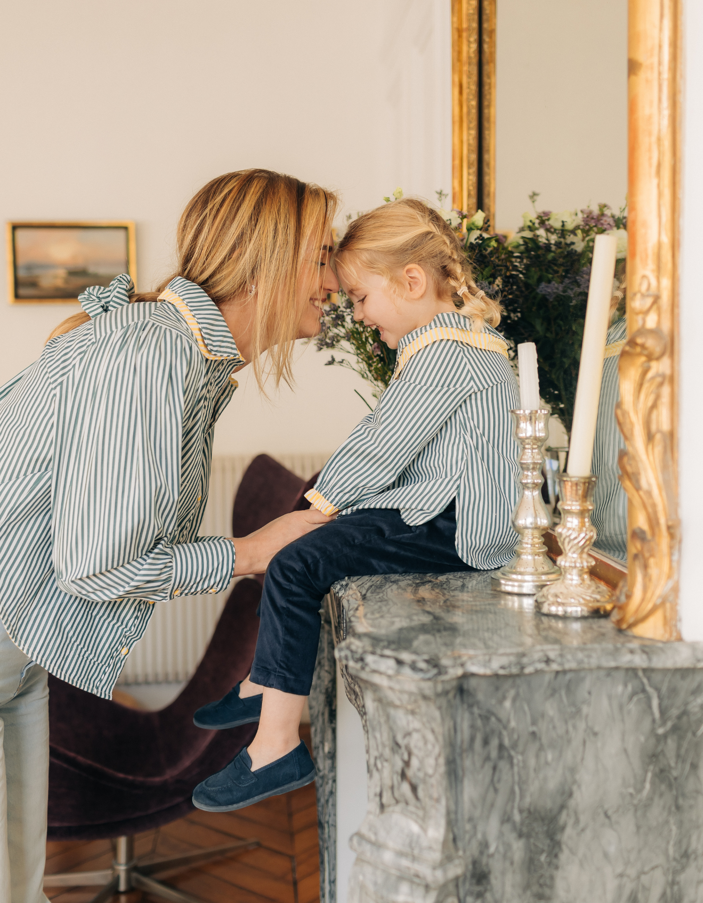 Chemise ESTHER - Rayures Vertes