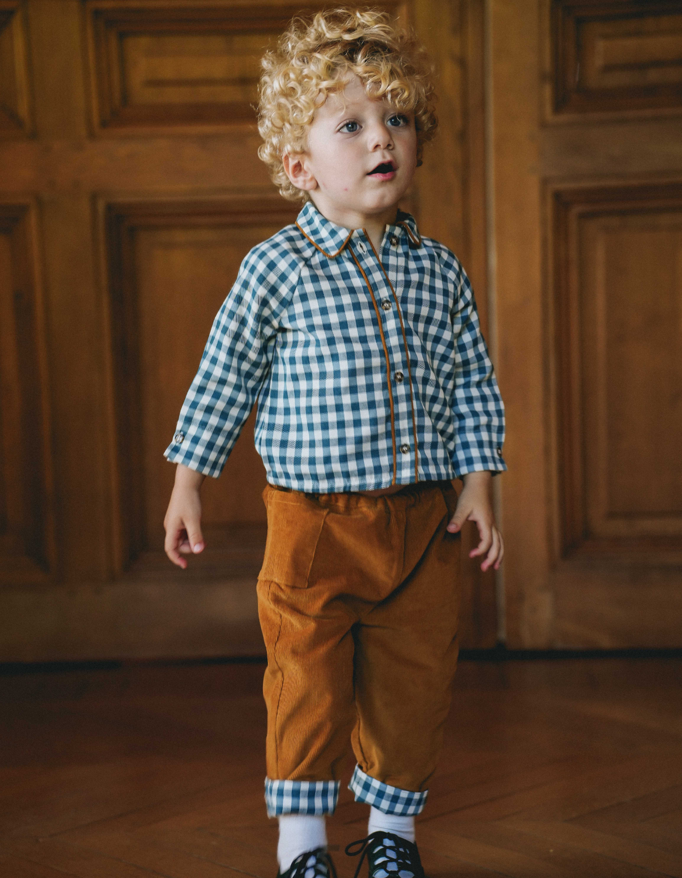 Chemise FÉODOR  - Vichy Bleu Canard