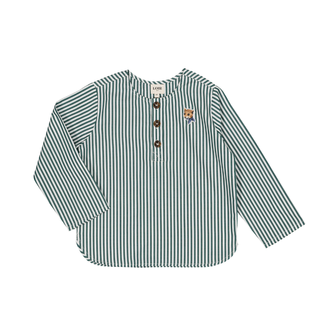 Top KURTA - Rayures Vertes
