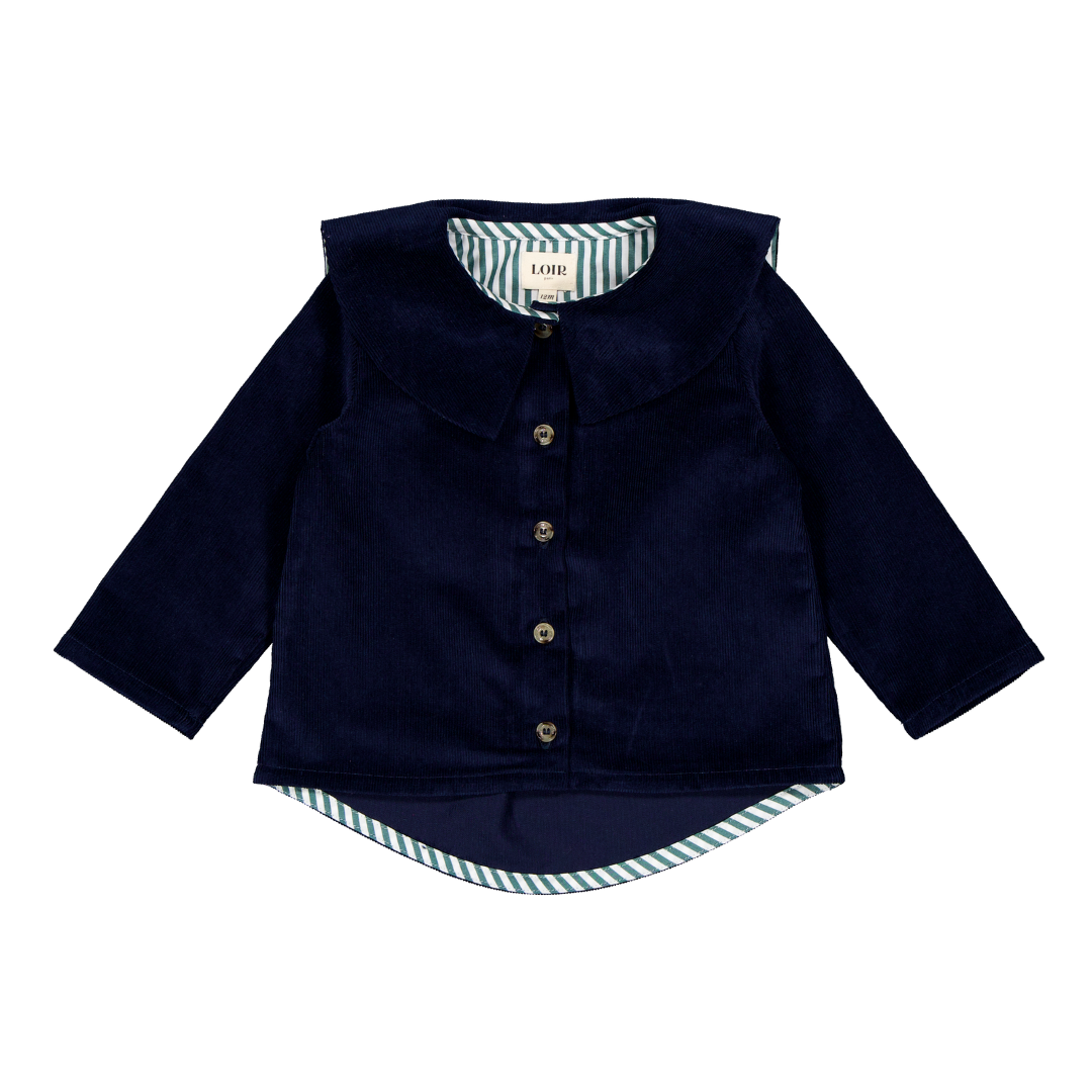 Chemise LORETTE - Velours Marine