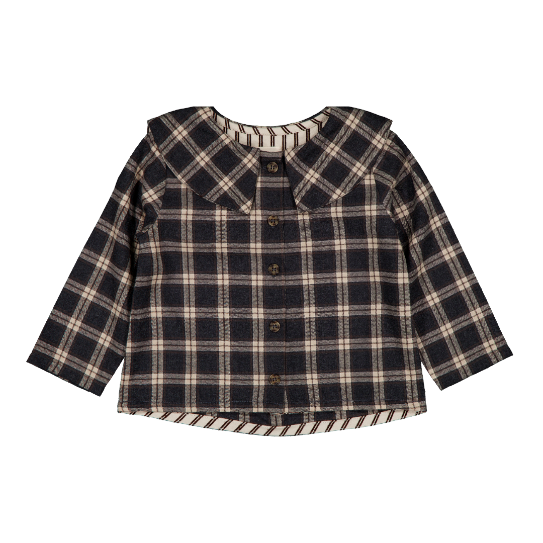 Chemise LORETTE  - Tartan Gris