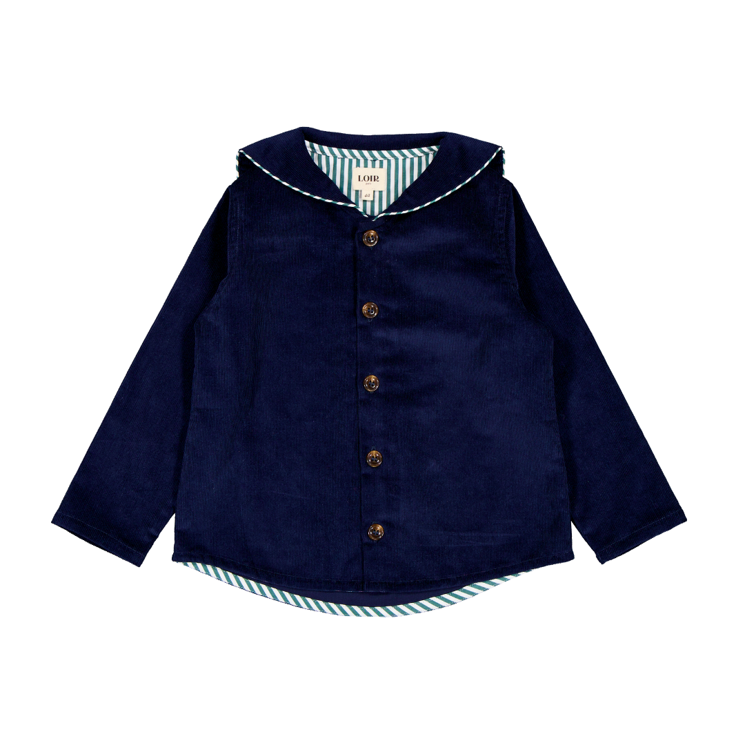Chemise MILTON -  Velours Marine Corduroy