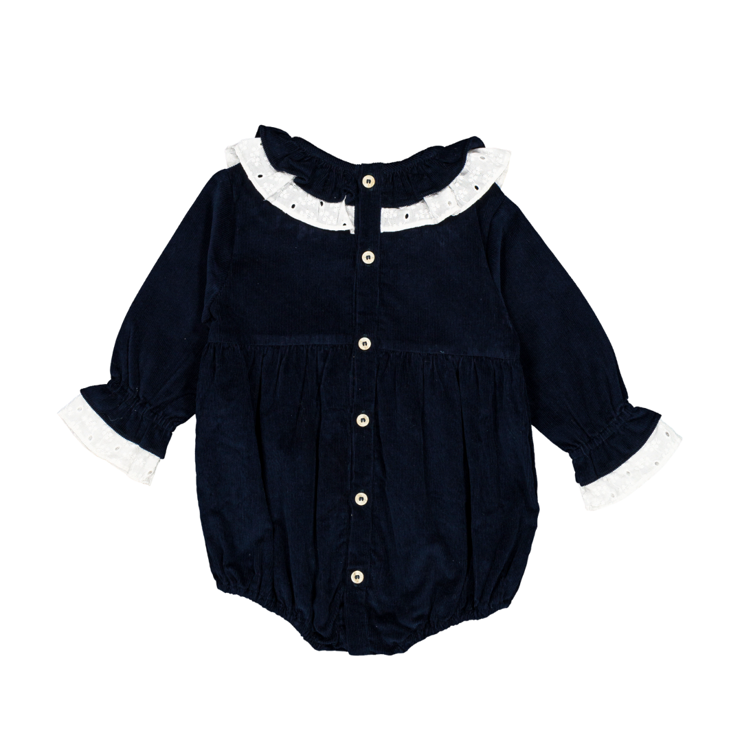Barboteuse NINE  - Velours Marine