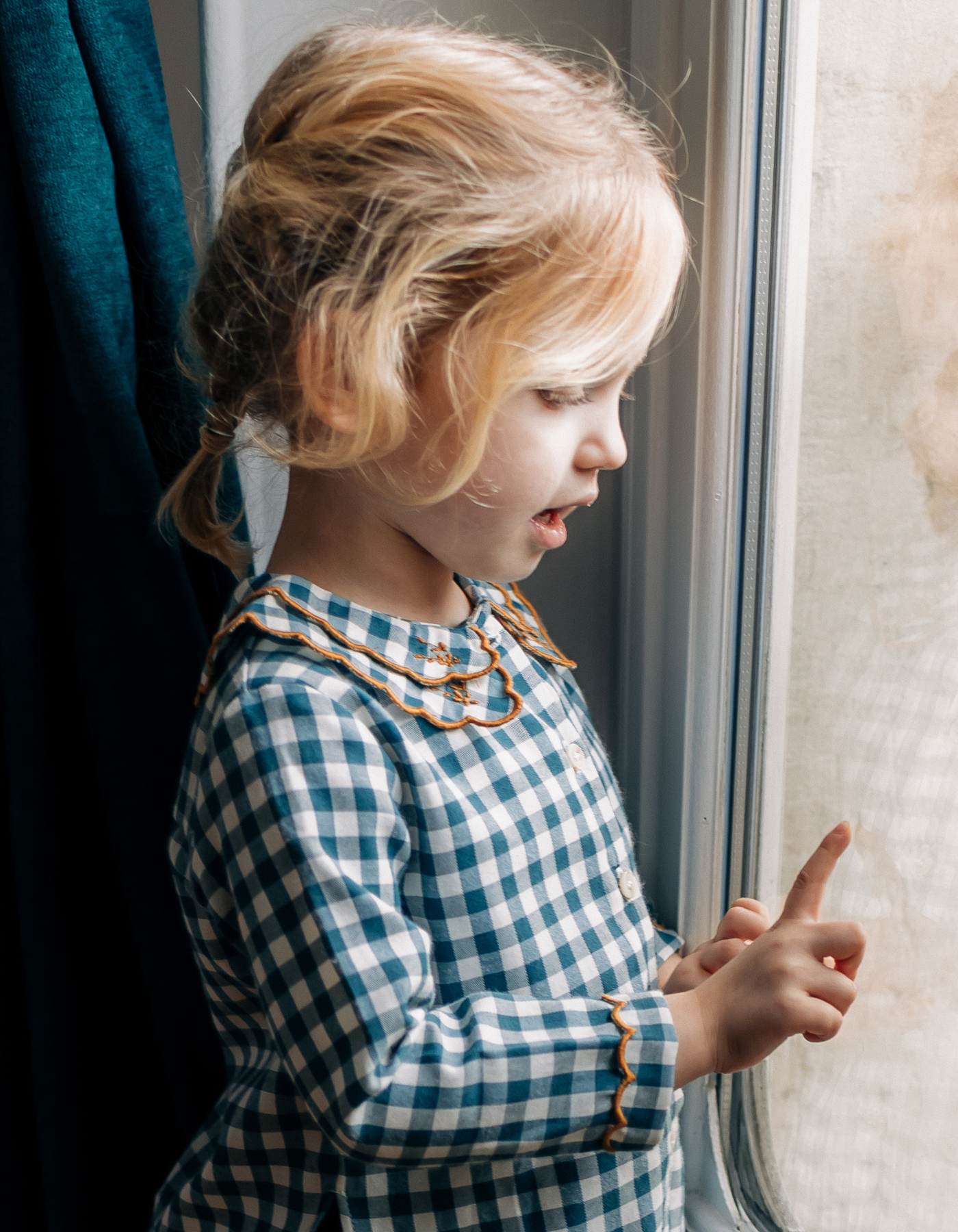 Chemise PIA  - Vichy vert