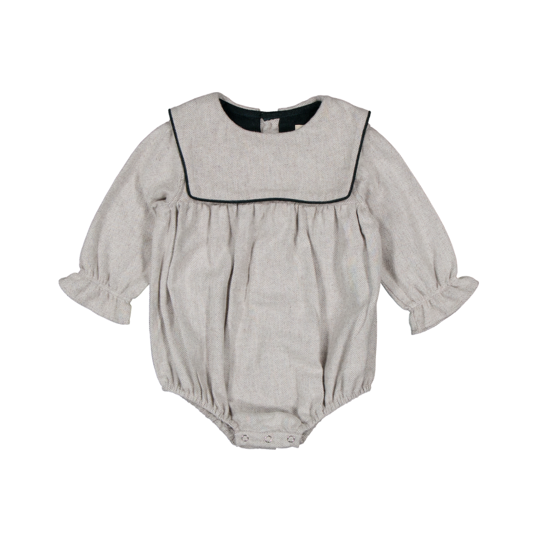 Barboteuse SISI  - Chevrons Gris
