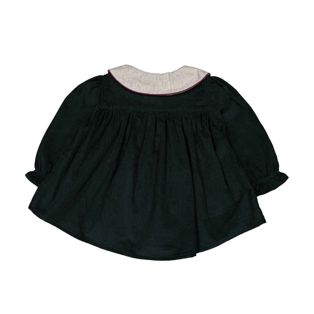 Chemise SOLÉ - Velours Vert Héron