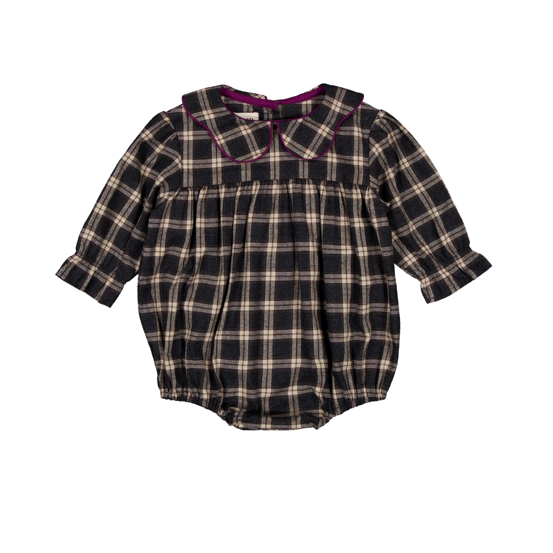 Barboteuse TOSCA - Tartan Gris