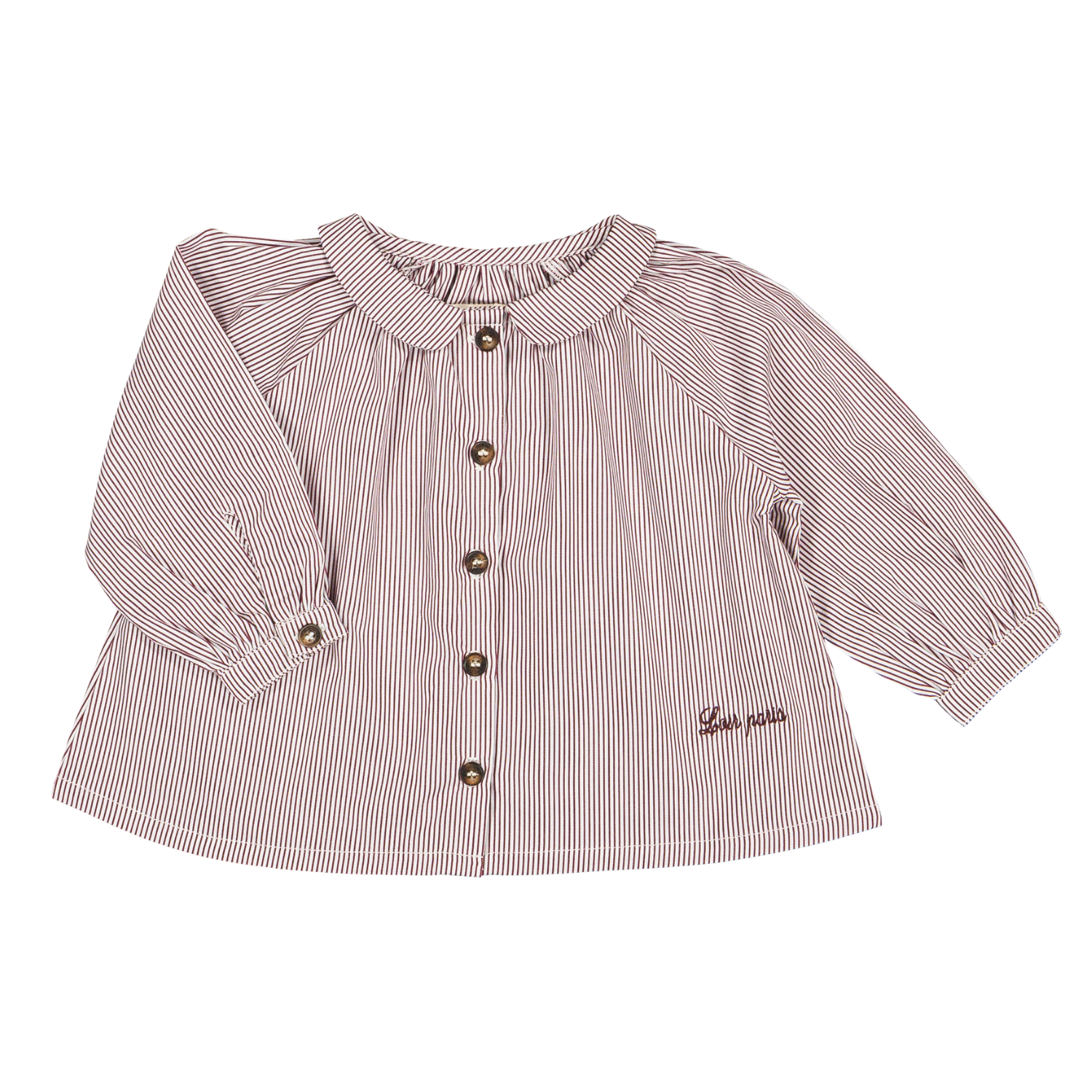 Chemise Cezanne - Rayures Bordeaux