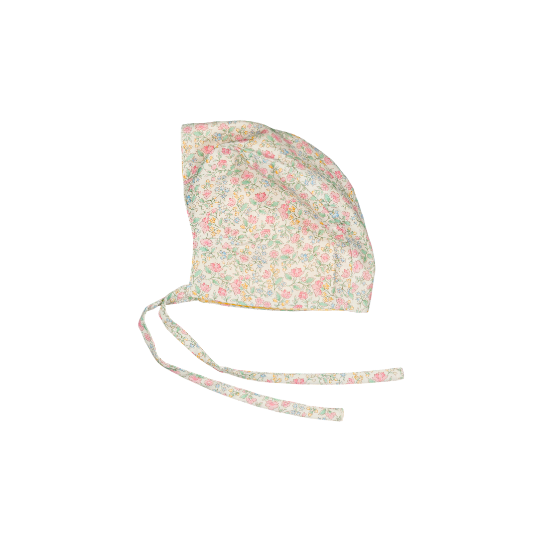 Béguin Prune - Fleurs roses