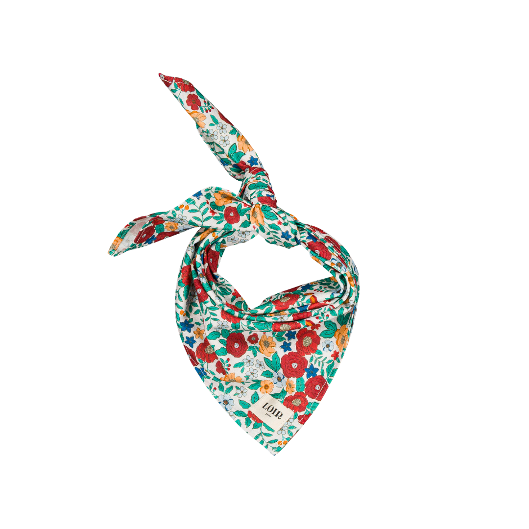 Foulard Alfred - Coquelicot
