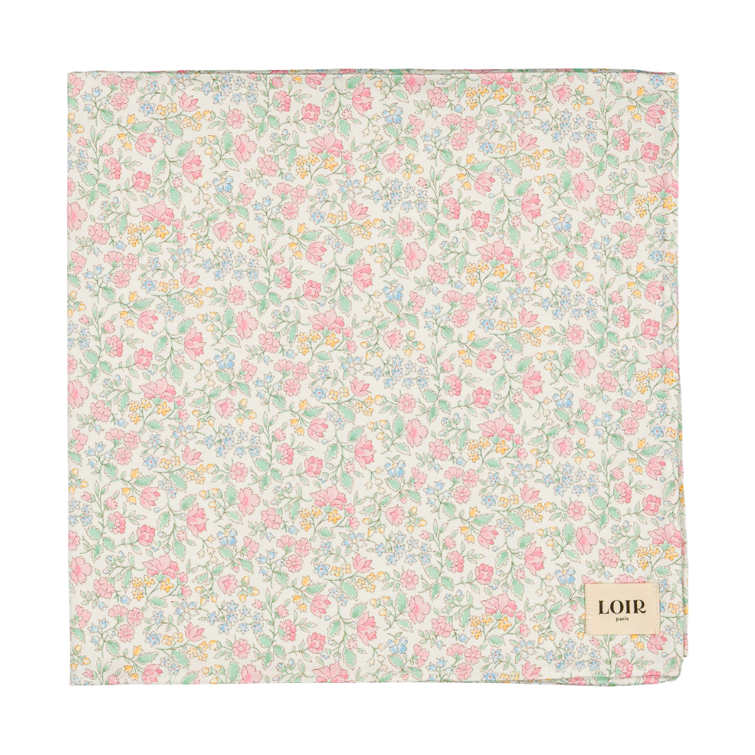 Foulard Alfred - Fleurs roses