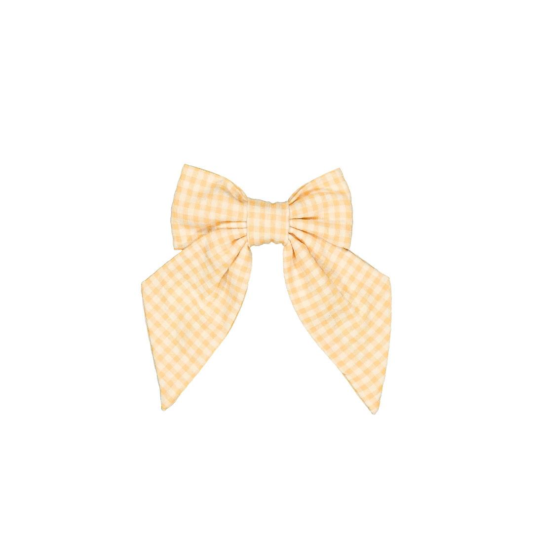 Barette Carlotta  - Vichy jaune